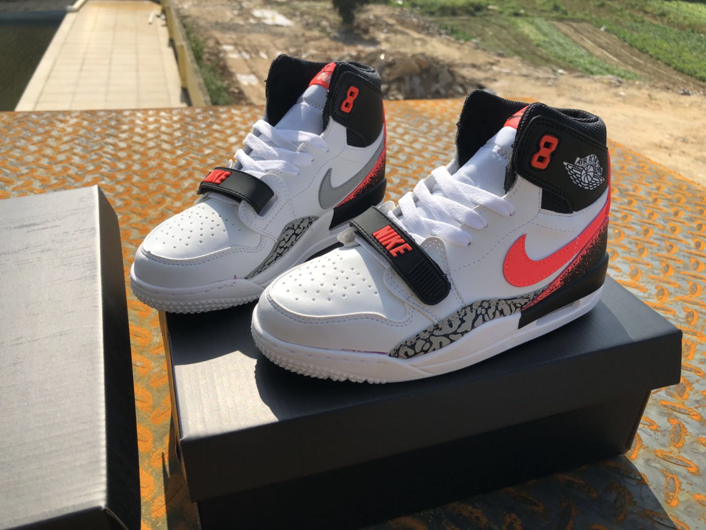 Kids Air Jordan NRG 312 White Black Orange Shoes - Click Image to Close